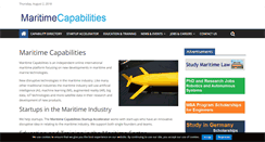 Desktop Screenshot of maritimecapabilities.com